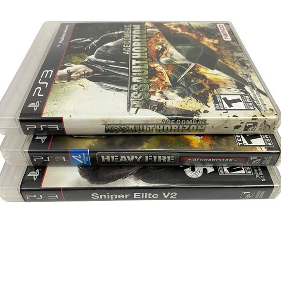 Heavy Fire Afghanistan / Sniper Elite V2 / Ace Combat Assault Horizon PS3 Games - Picture 11 of 11